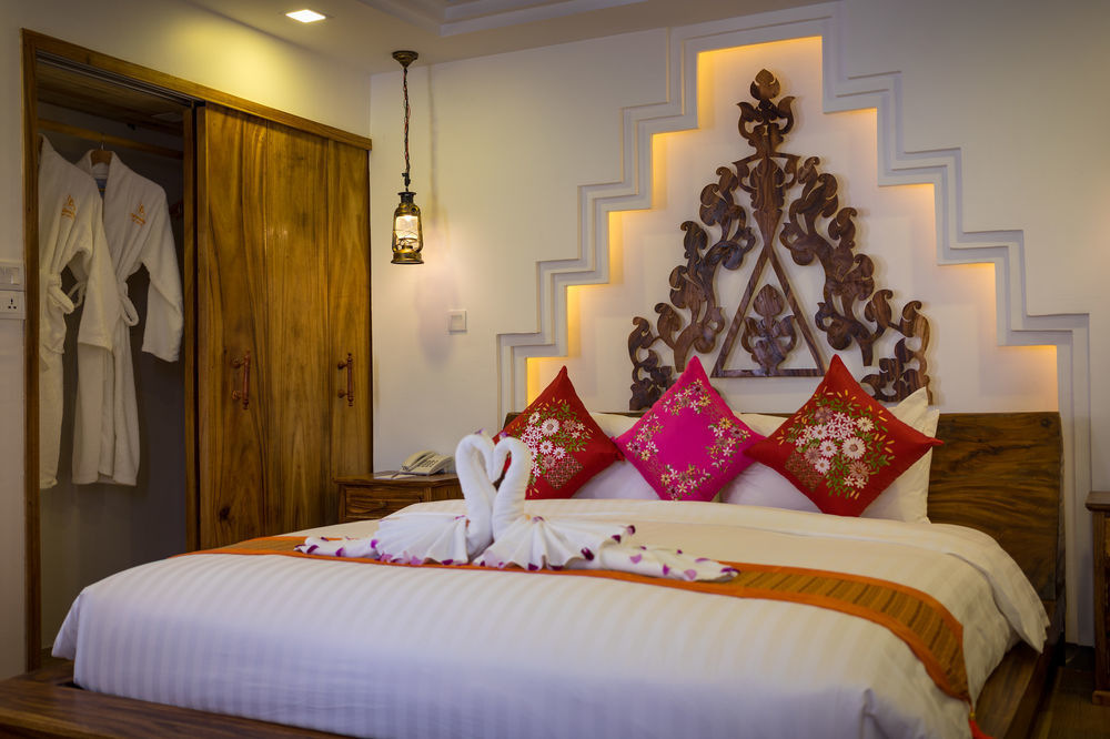Les Bambous Village Siem Reap Exteriör bild