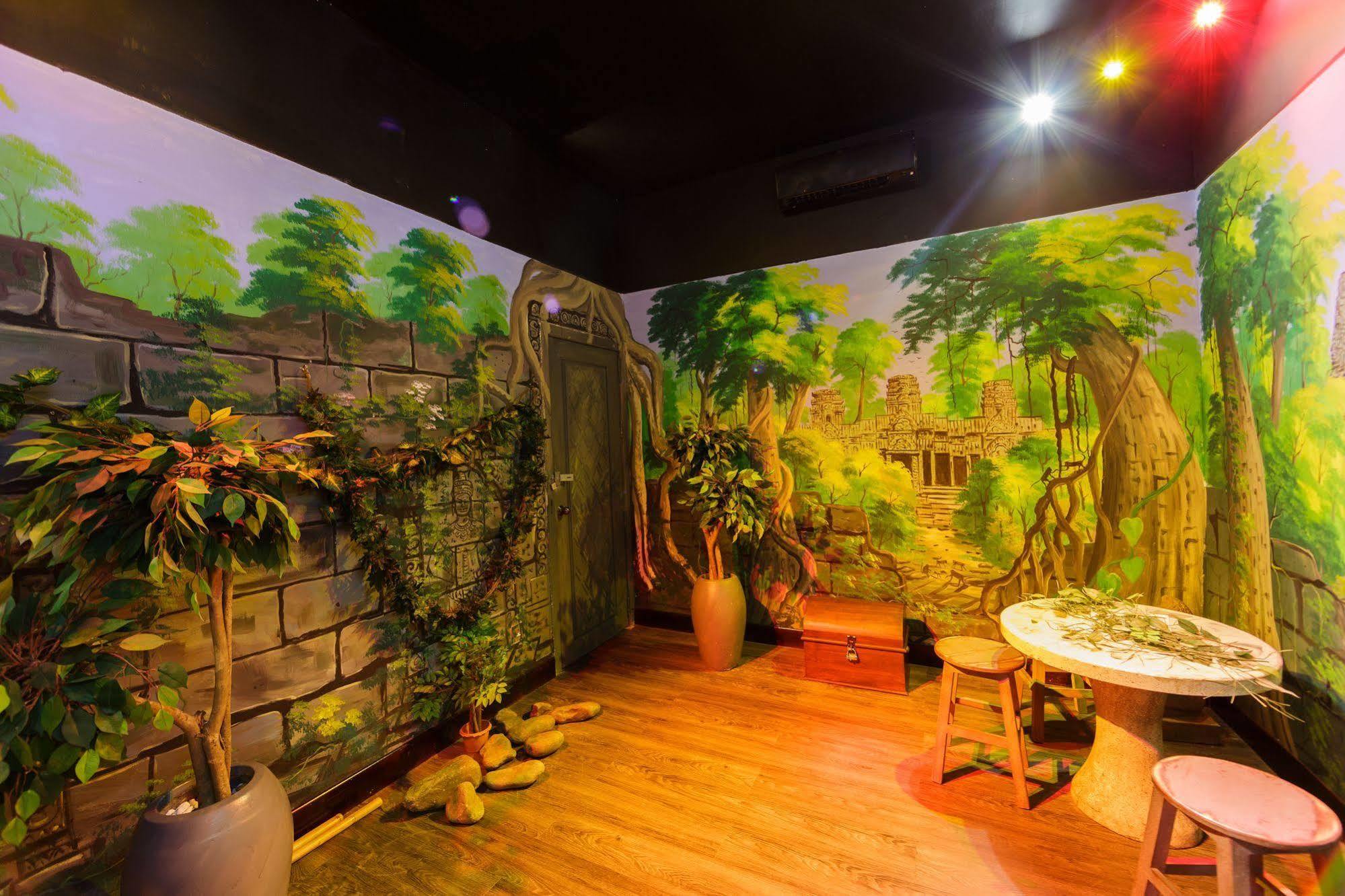 Les Bambous Village Siem Reap Exteriör bild