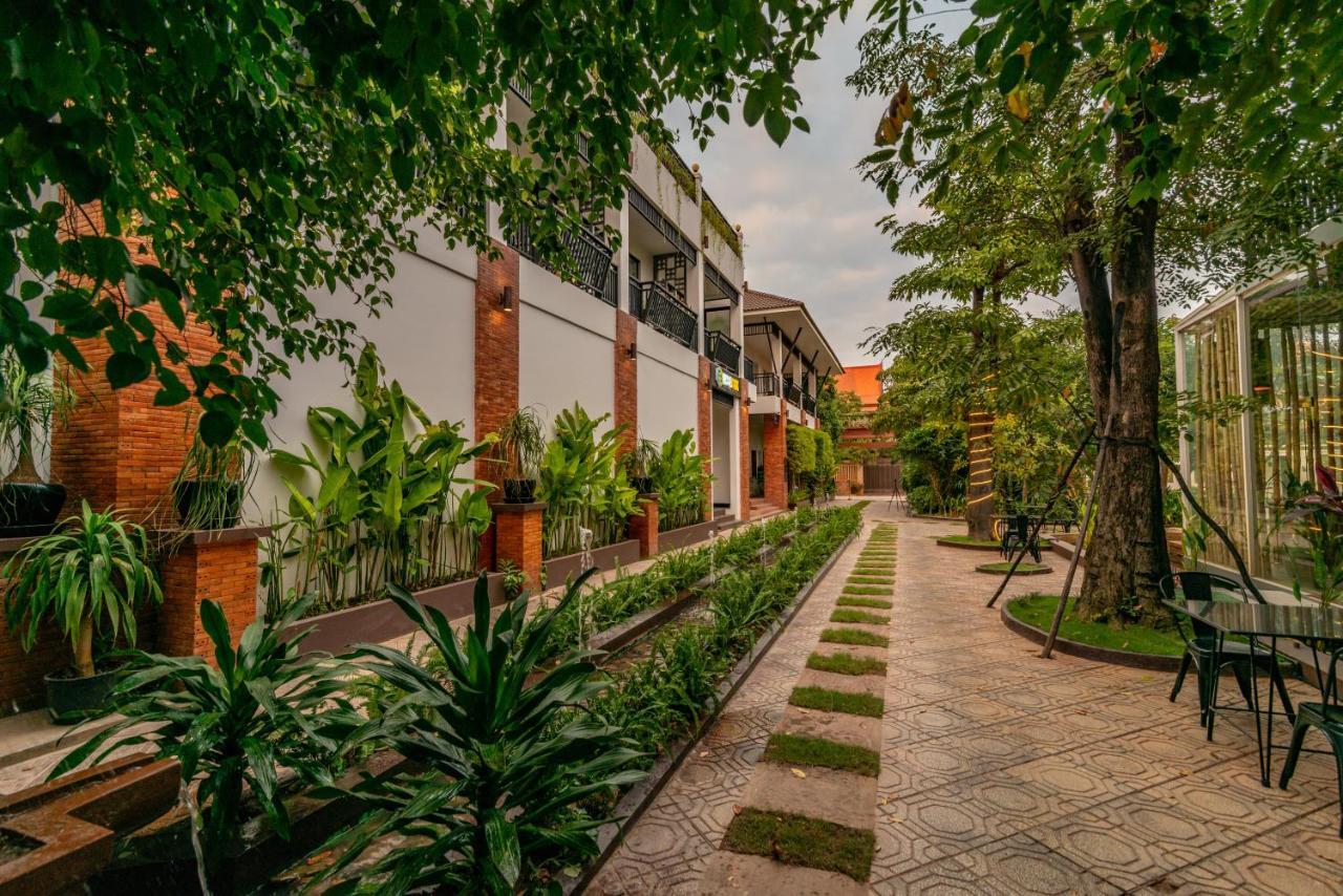 Les Bambous Village Siem Reap Exteriör bild