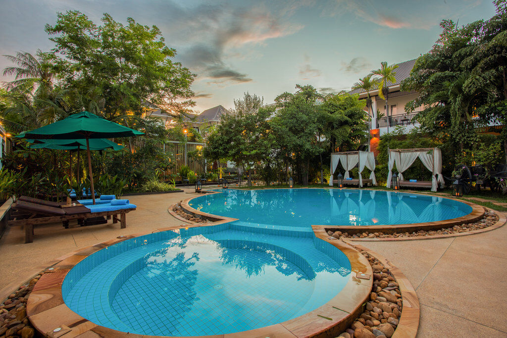 Les Bambous Village Siem Reap Exteriör bild